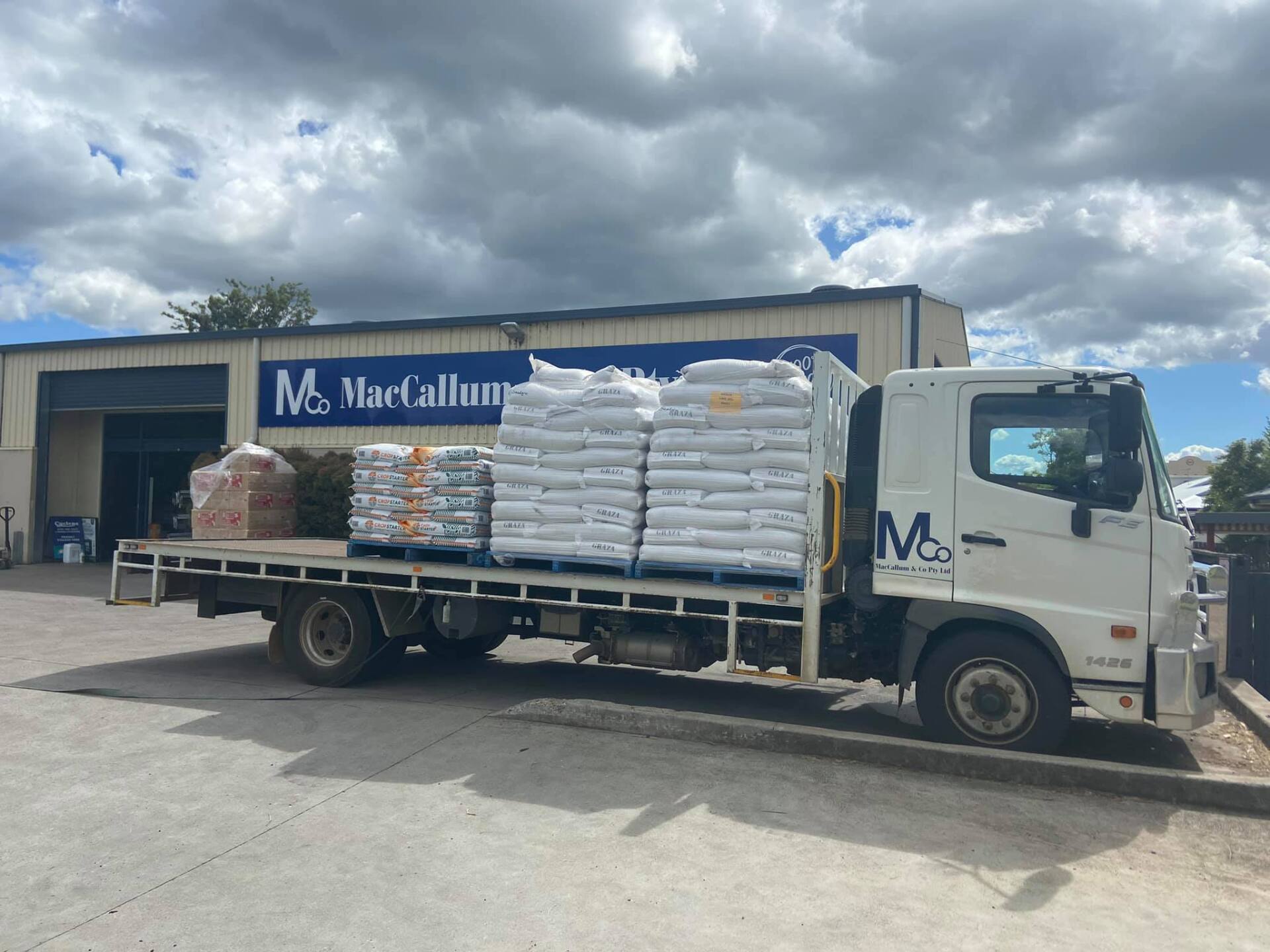 Delivery Truck — Agricultural Supplies in Scone, NSW