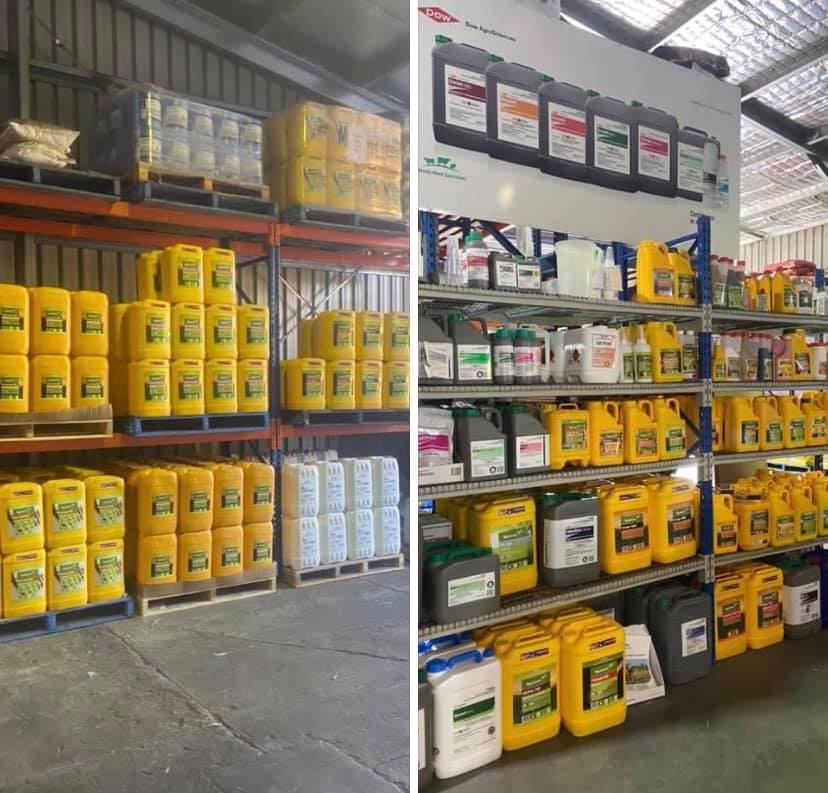 Shelf Of Products — Agricultural Supplies in Scone, NSW