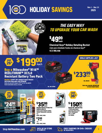 Specials at NAPA Auto Parts Mount Washington Valley