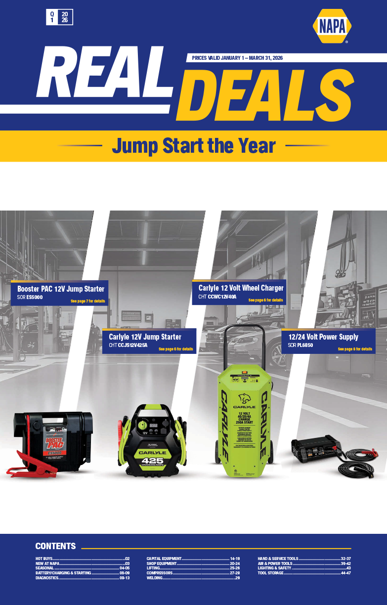 Specials at NAPA Auto Parts Mount Washington Valley