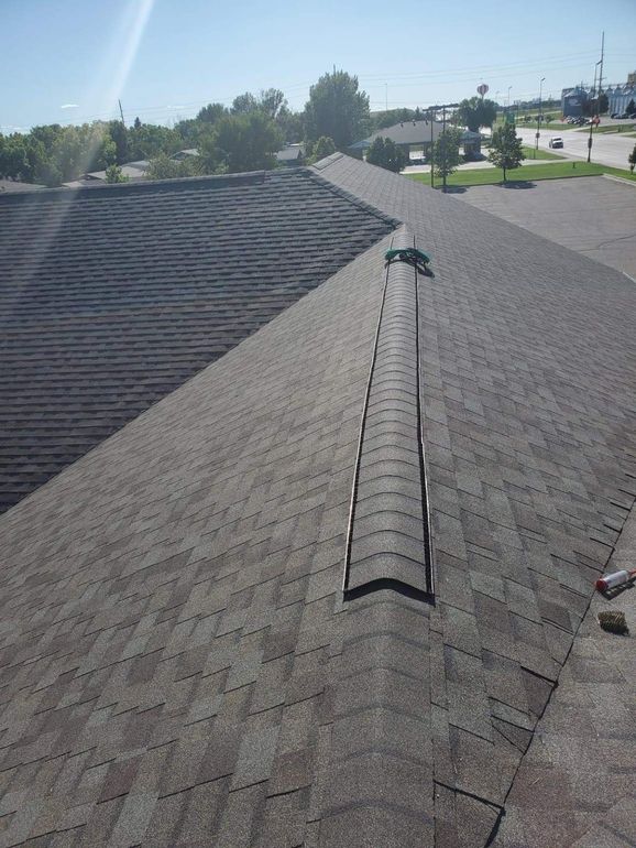 newly finished roof