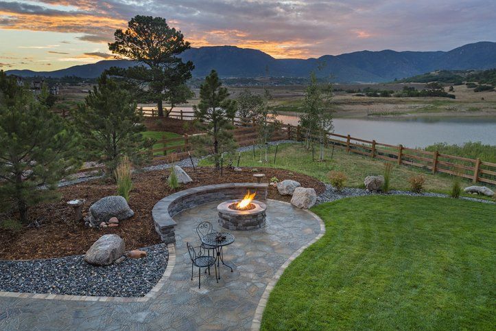 Amazing Backyard with Fire Pit