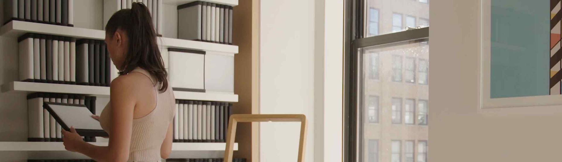 An artist 's impression of a dining room with a table and chairs. Portfolio for Premier Lighting & Home Automation Dallas automation services.