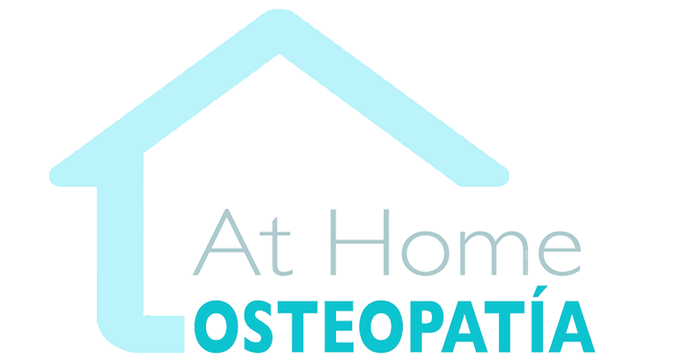 El logotipo de la osteopatía en casa es una casa con tejado.