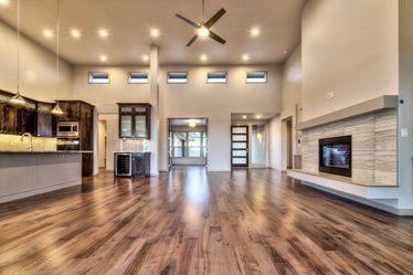 Modern living room - General Contractor in East Boise, ID