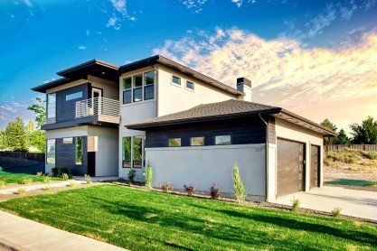 Front of modern house - General Contractor in East Boise, ID