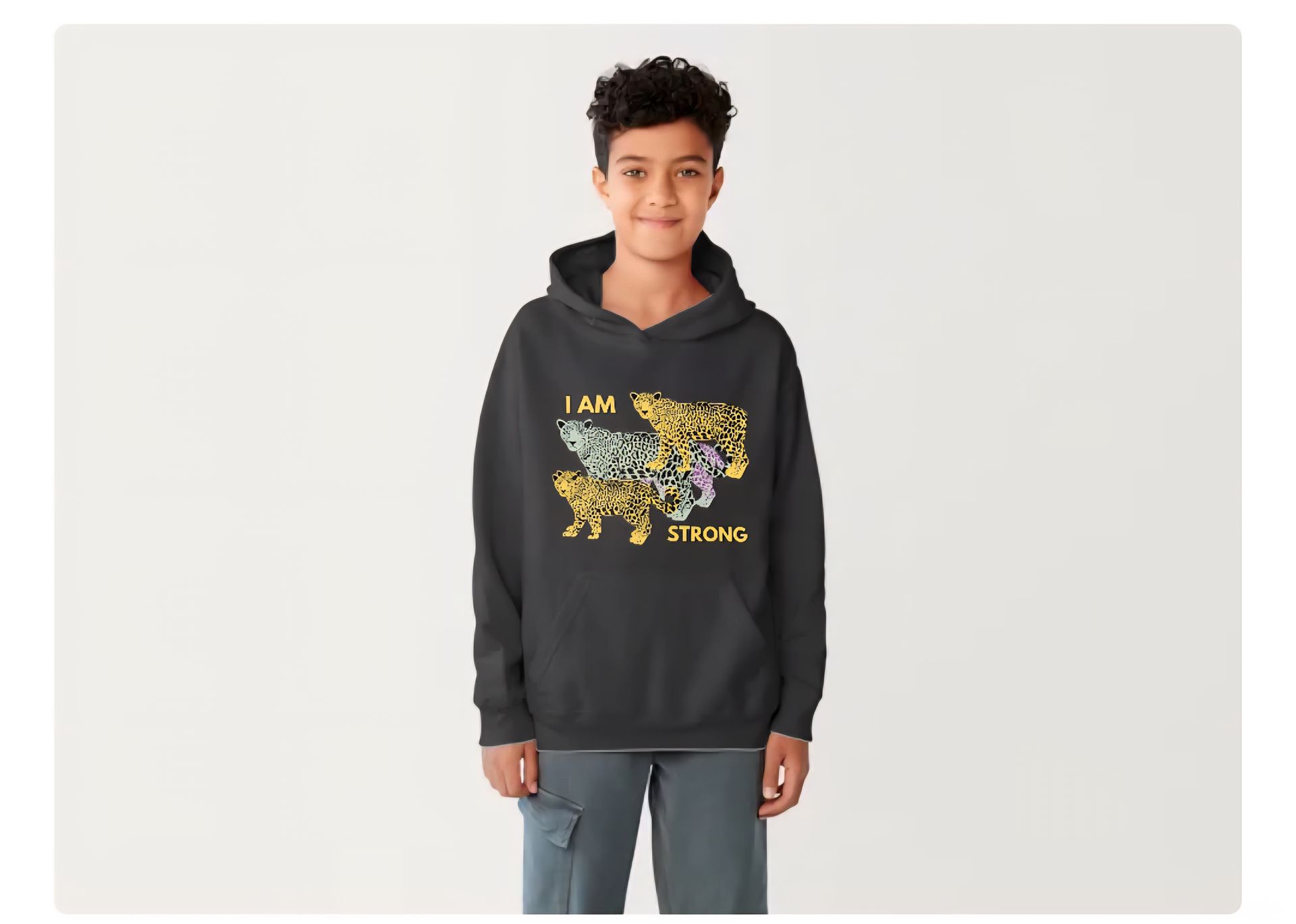 Childrens-I AM POWERFUL Hoodie
