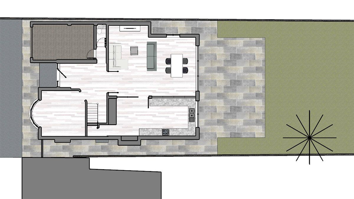 virtual floor plan of ground floor