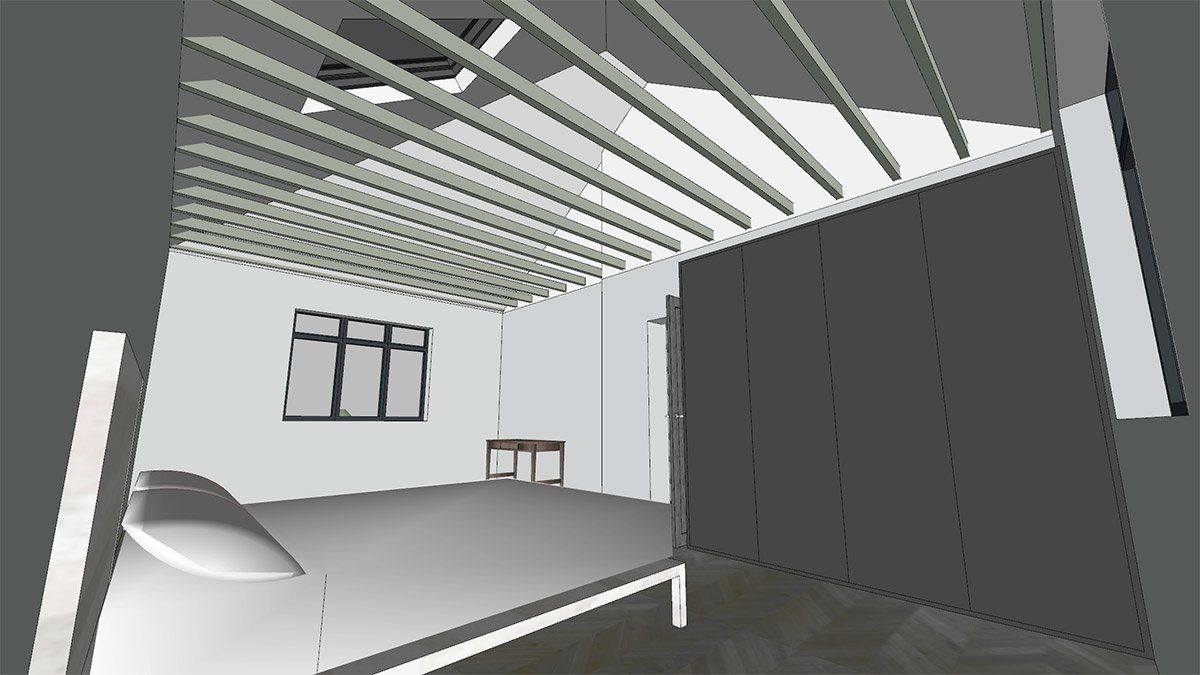 virtual view of bedroom