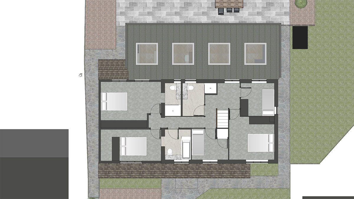 virtual view of first floor plan