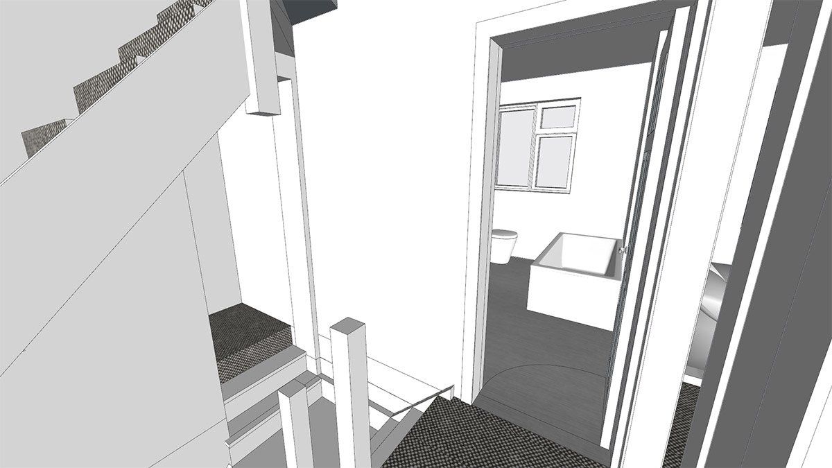 virtual view of landing