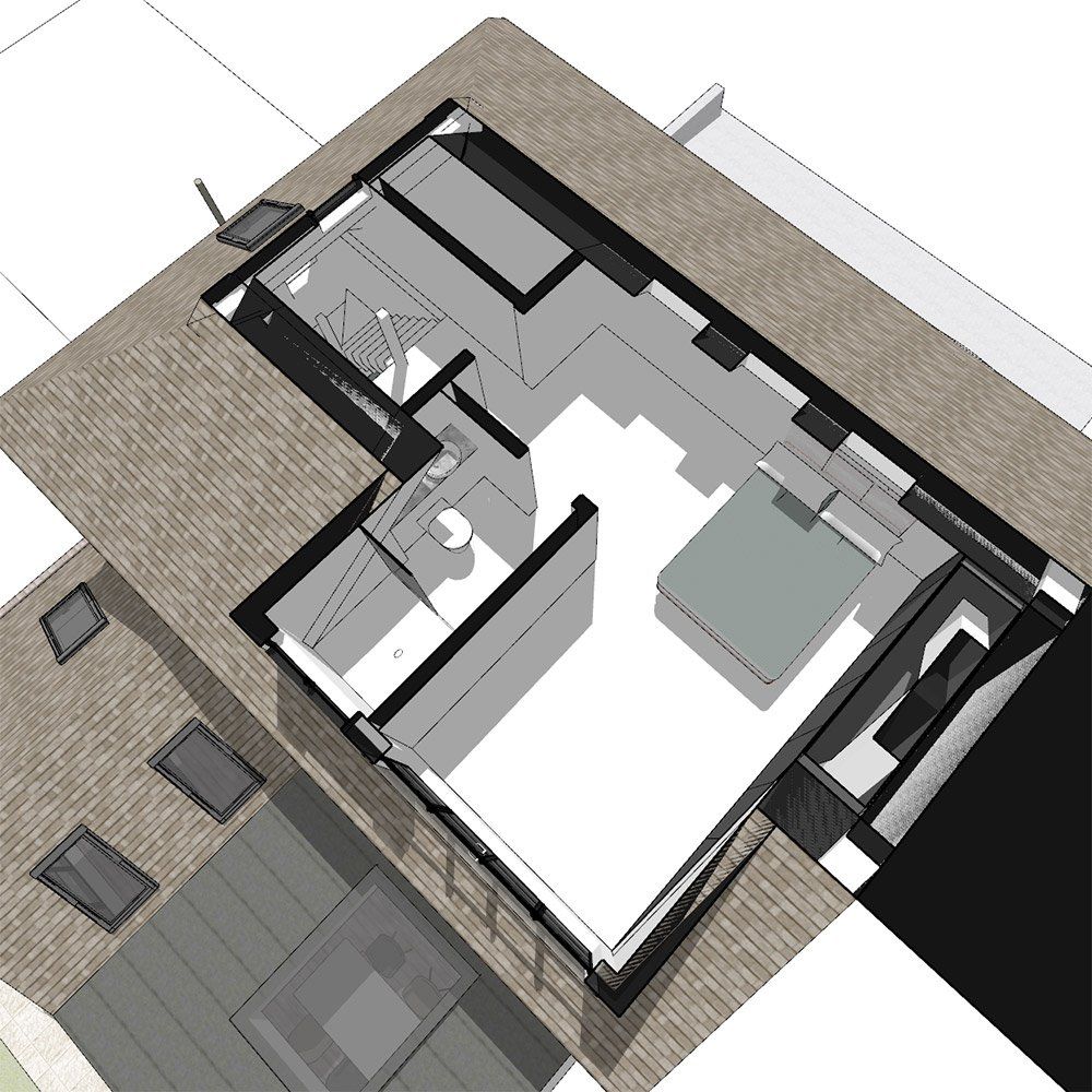 3d virtual floor plan of second floor