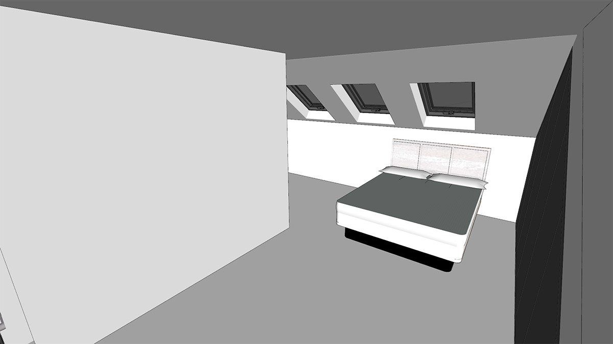 second bedroom in virtual project design