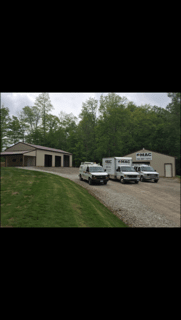 MAC Heating & Cooling Trucks Outside — HVAC Contractors in Mount Vernon, OH