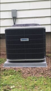 Outdoor Compressor — HVAC Contractors in Mount Vernon, OH