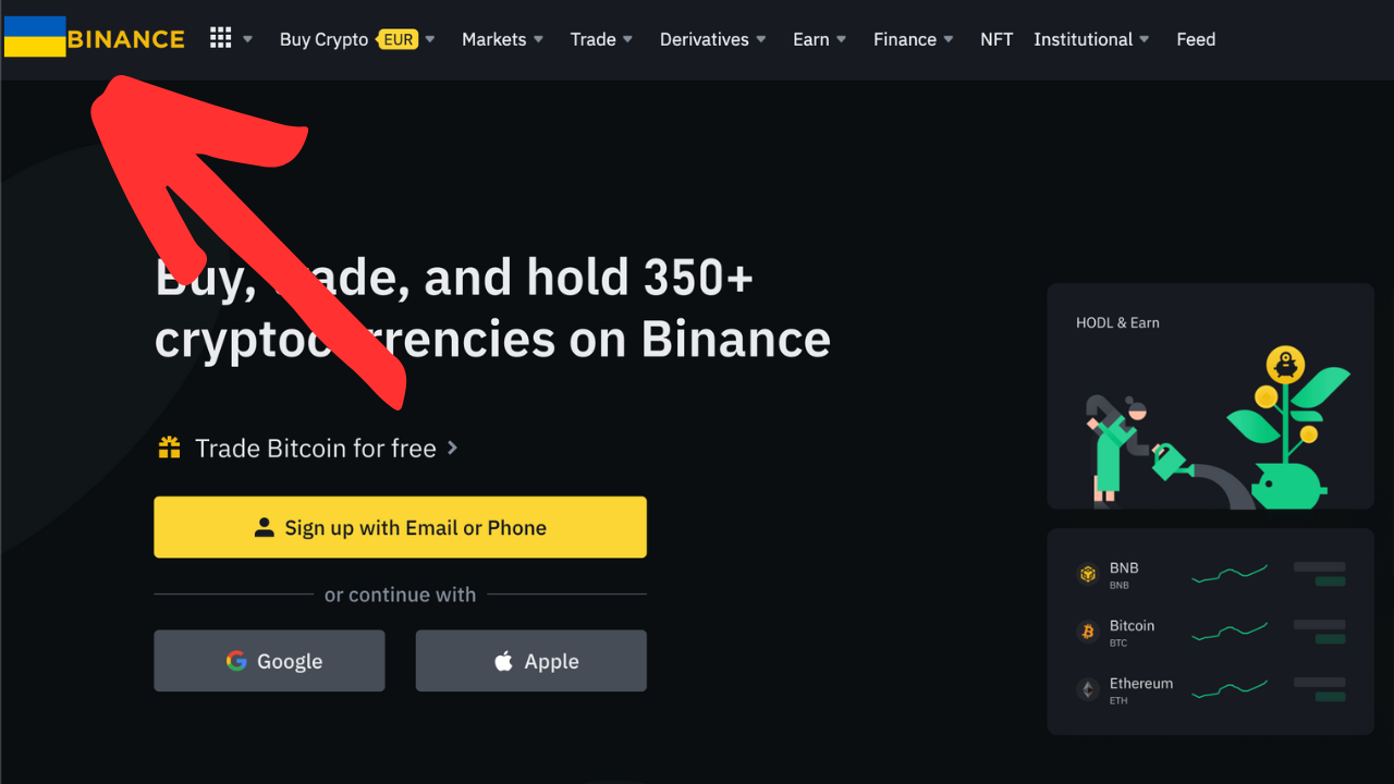 Binance Changes Logo To Ukrainian Flag In Hopes Of Boosting Liquidity Pool With US Funds
