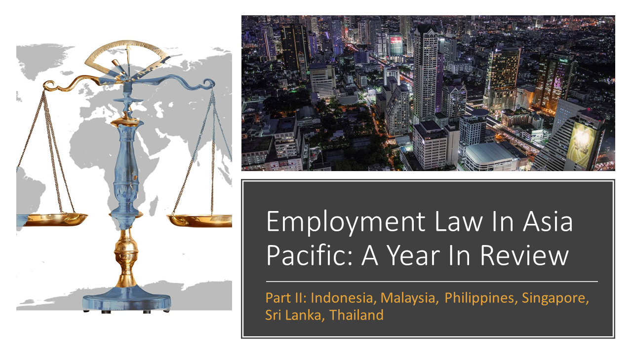 Employment Law in Asia Pacific: A Year in Review - Part II (Indonesia ...