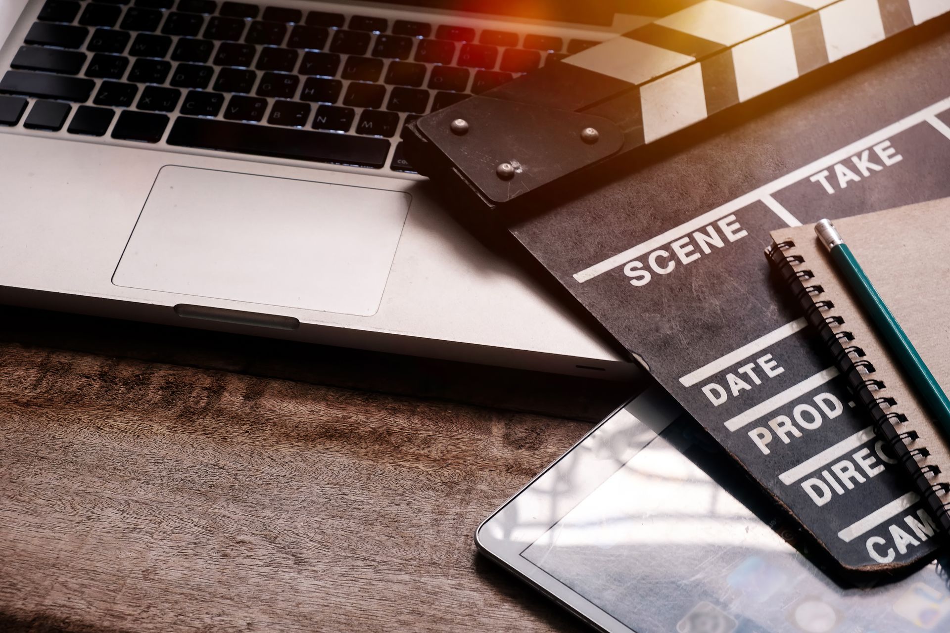 Clapperboard computer