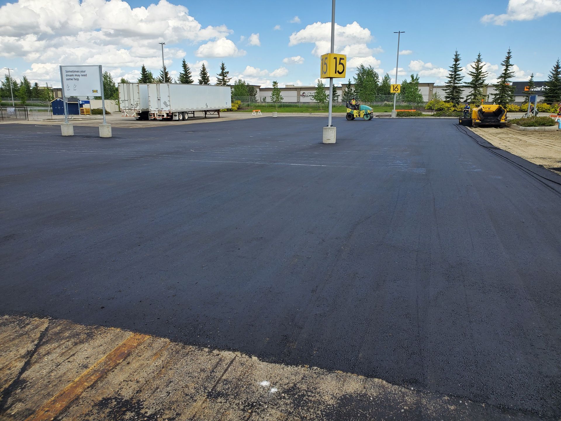 Asphalt paving work by Paving & Asphalt Services by JVR Construction & Consulting