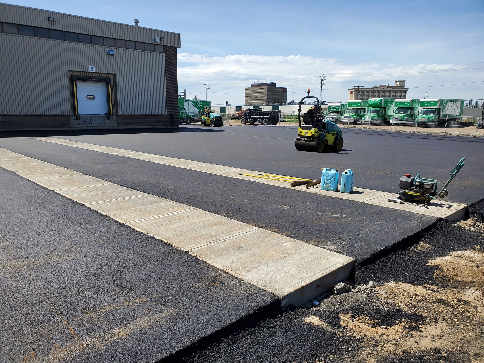 Asphalt paving work by Paving & Asphalt Services by JVR Construction & Consulting