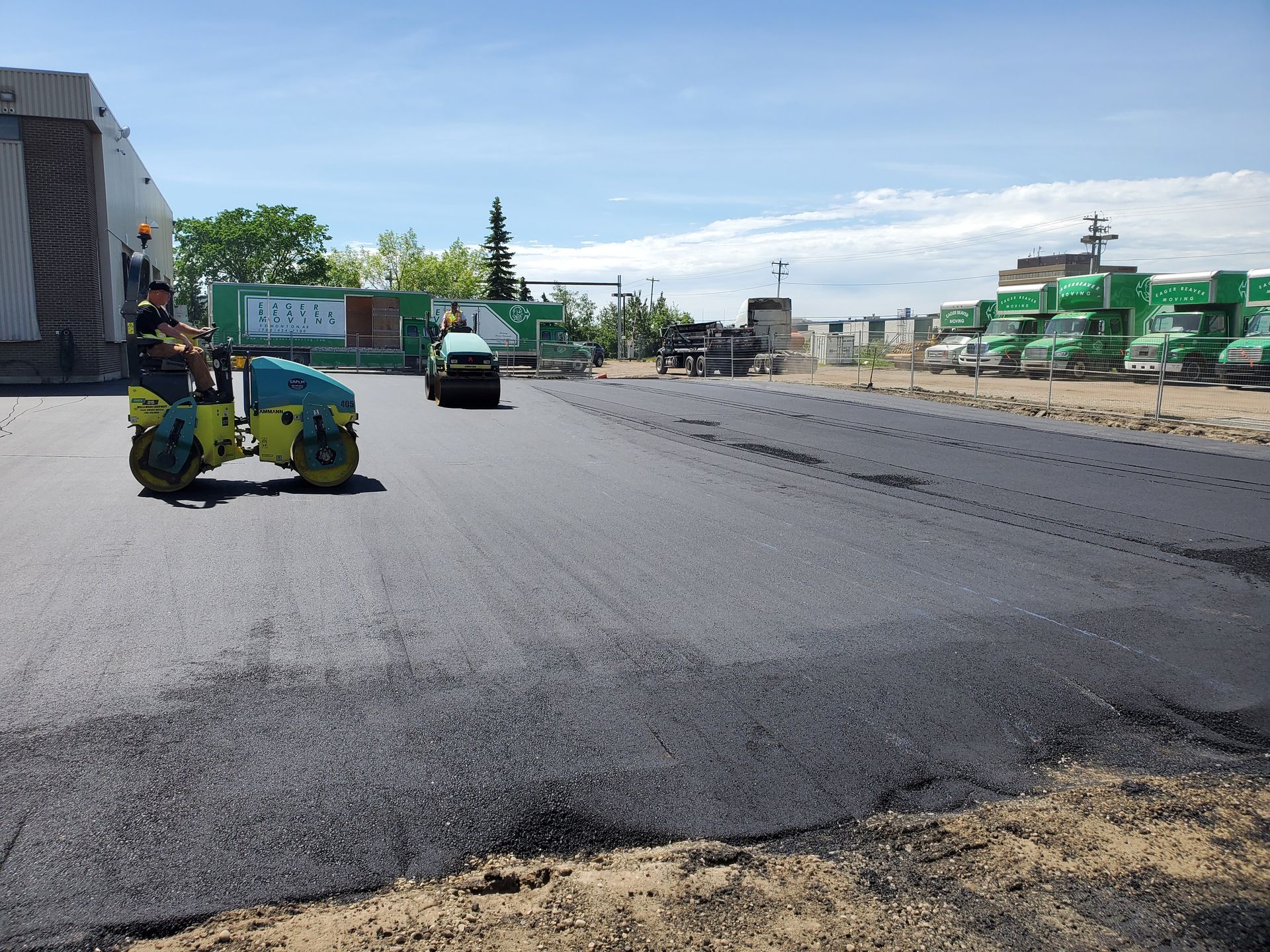Asphalt paving work by Paving & Asphalt Services by JVR Construction & Consulting