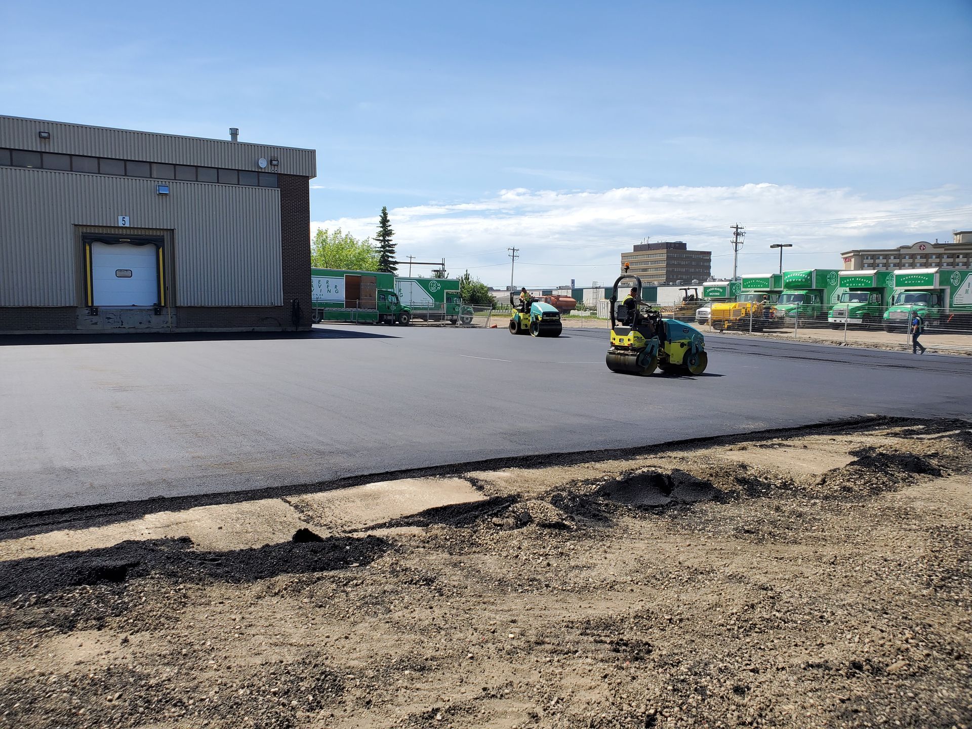 Asphalt paving work by Paving & Asphalt Services by JVR Construction & Consulting