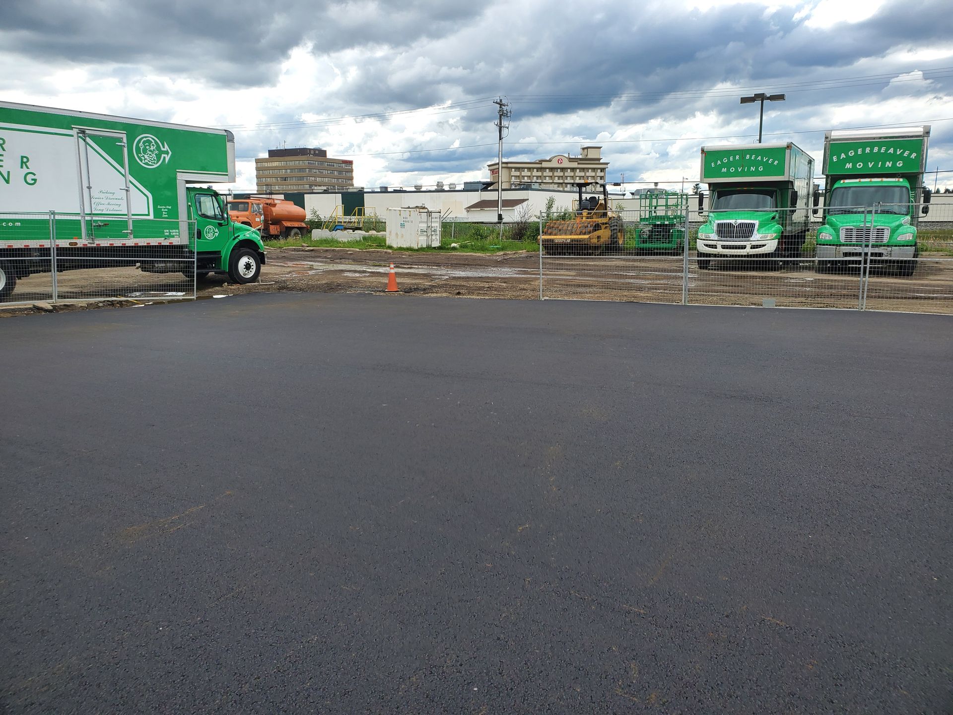 Asphalt paving work by Paving & Asphalt Services by JVR Construction & Consulting