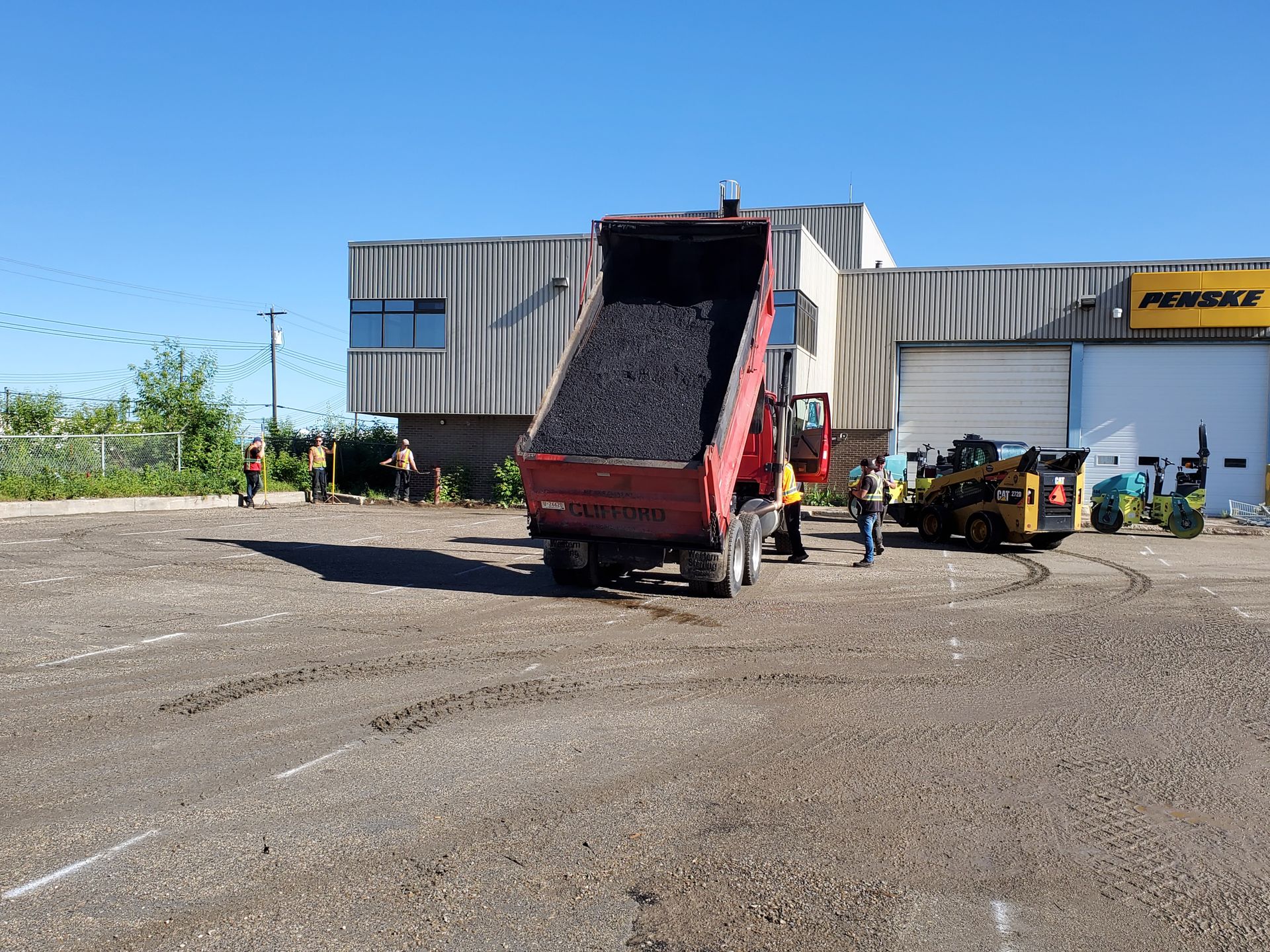 Asphalt paving work by Paving & Asphalt Services by JVR Construction & Consulting