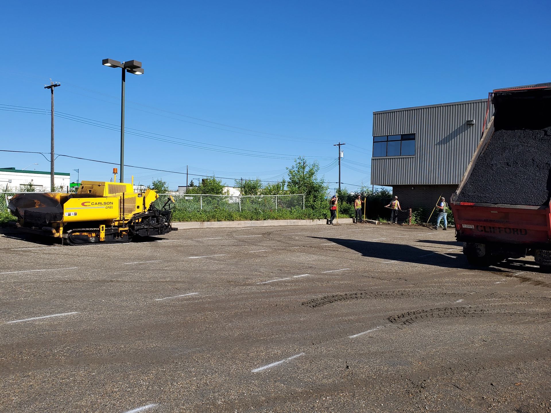 Asphalt paving work by Paving & Asphalt Services by JVR Construction & Consulting