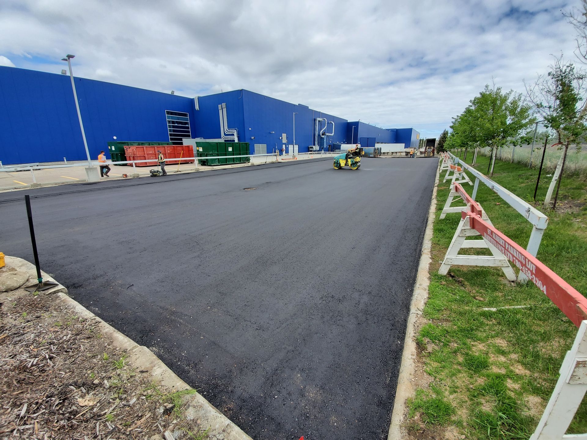 Asphalt paving work by Paving & Asphalt Services by JVR Construction & Consulting