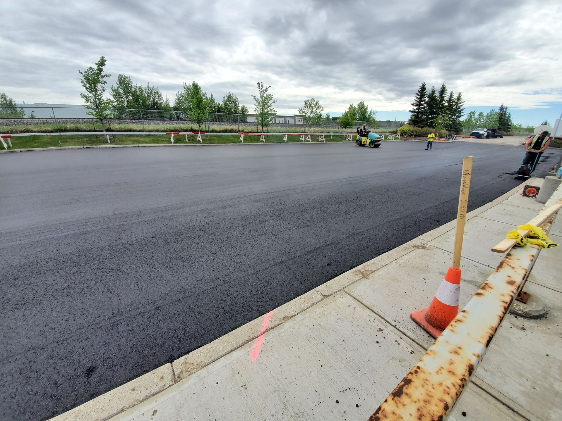 Asphalt paving work by Paving & Asphalt Services by JVR Construction & Consulting