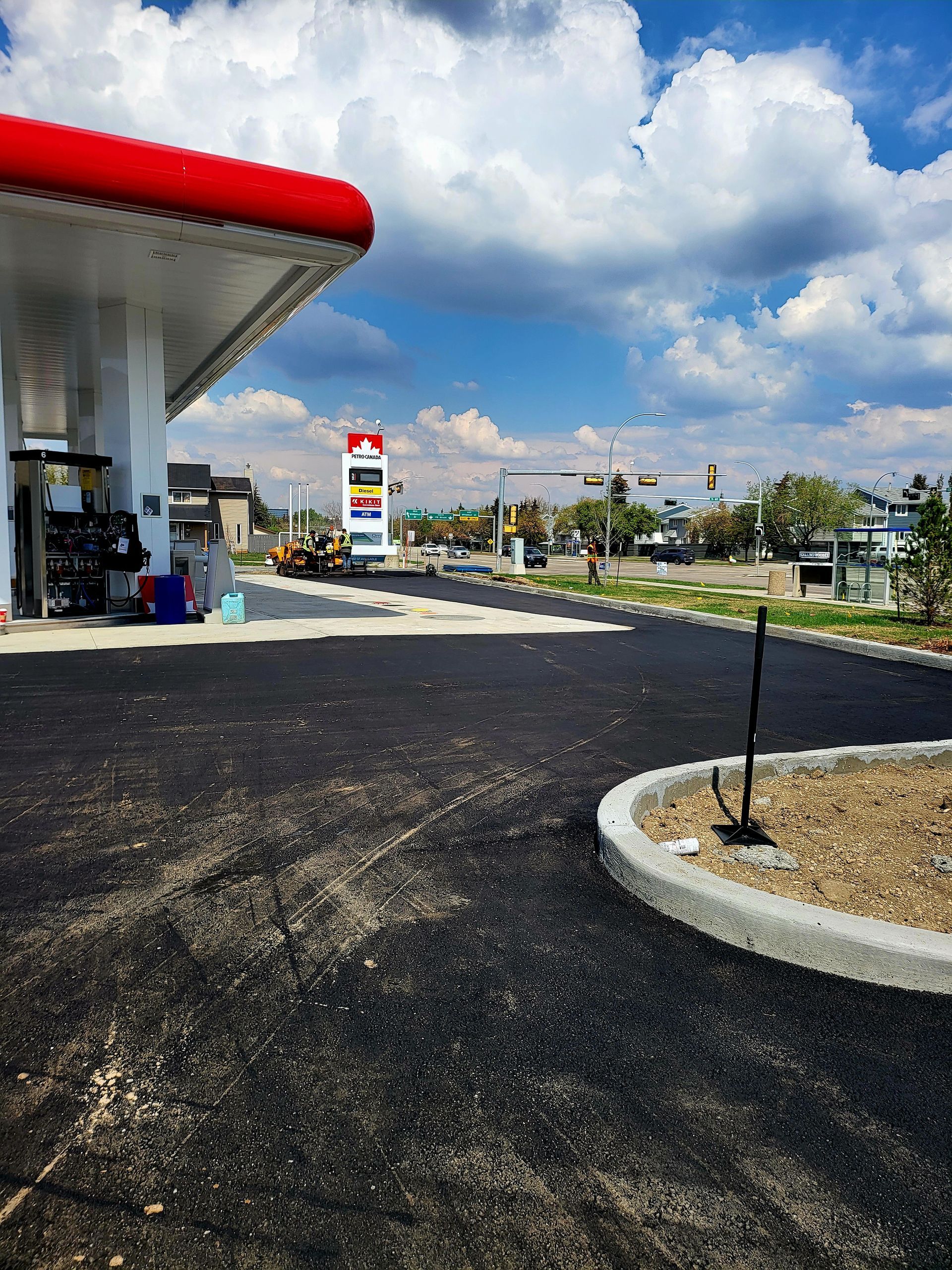 Asphalt paving work by Paving & Asphalt Services by JVR Construction & Consulting