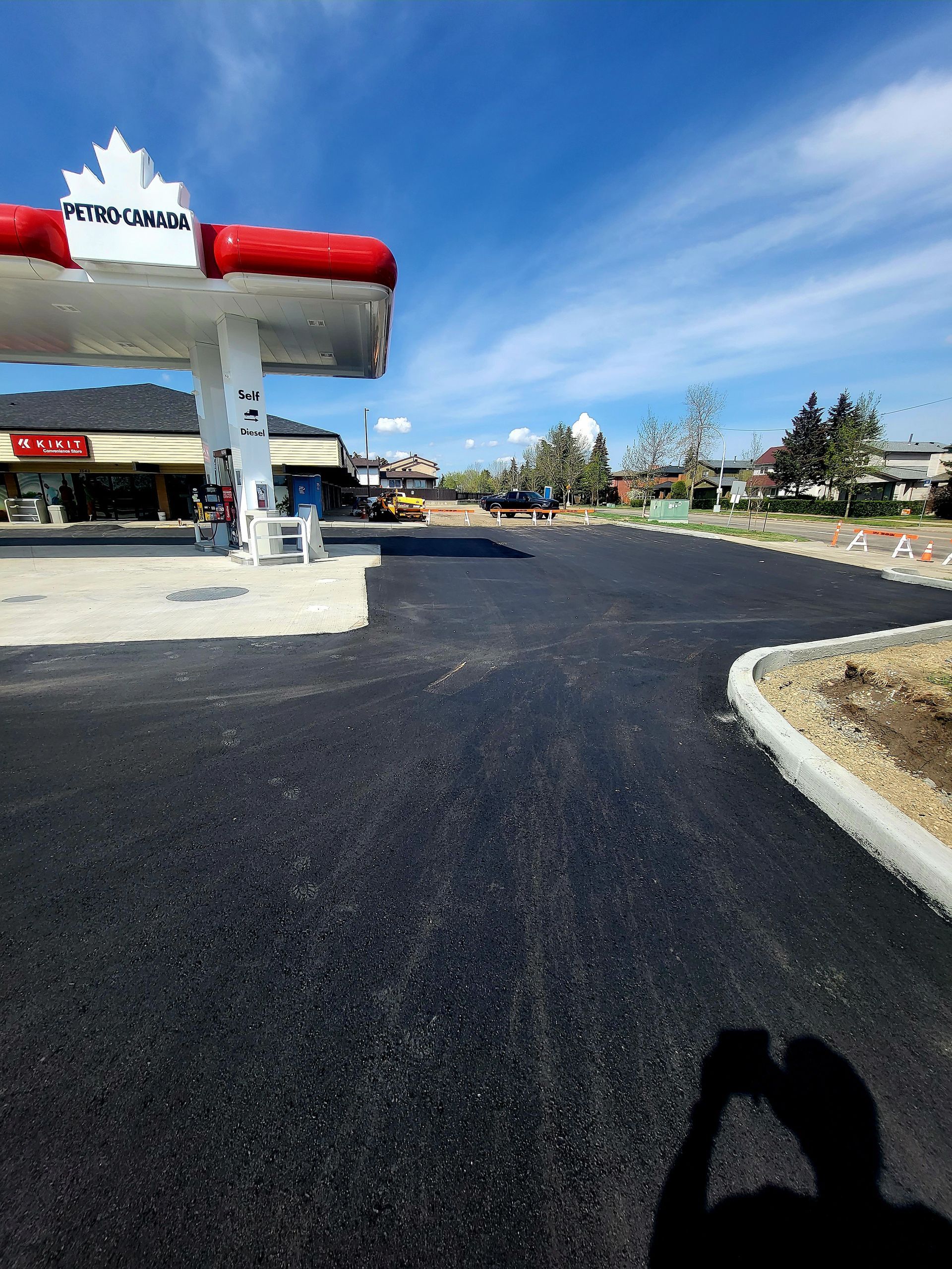 Asphalt paving work by Paving & Asphalt Services by JVR Construction & Consulting