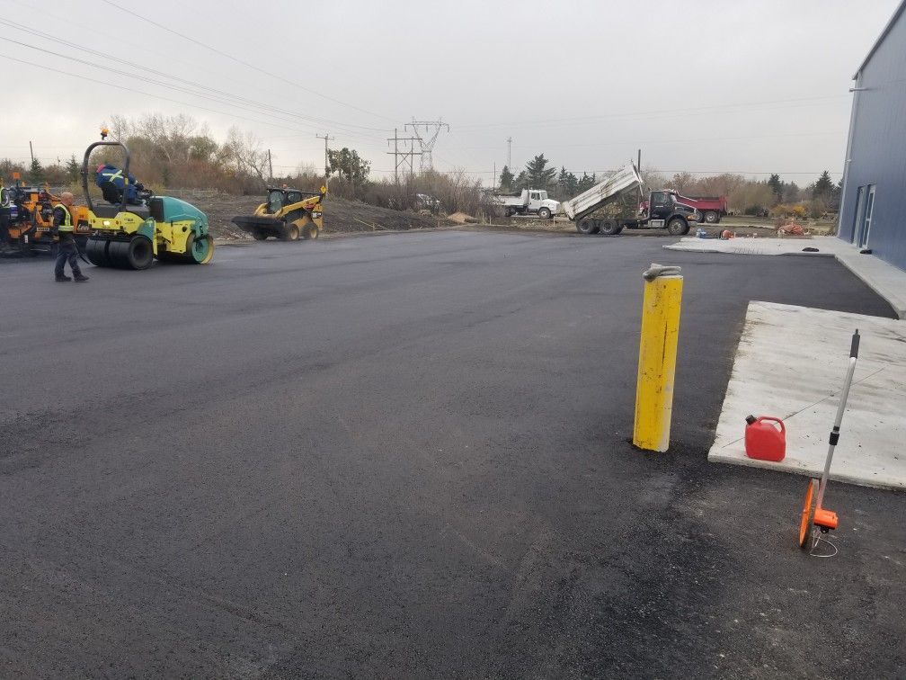 Asphalt paving work by Paving & Asphalt Services by JVR Construction & Consulting
