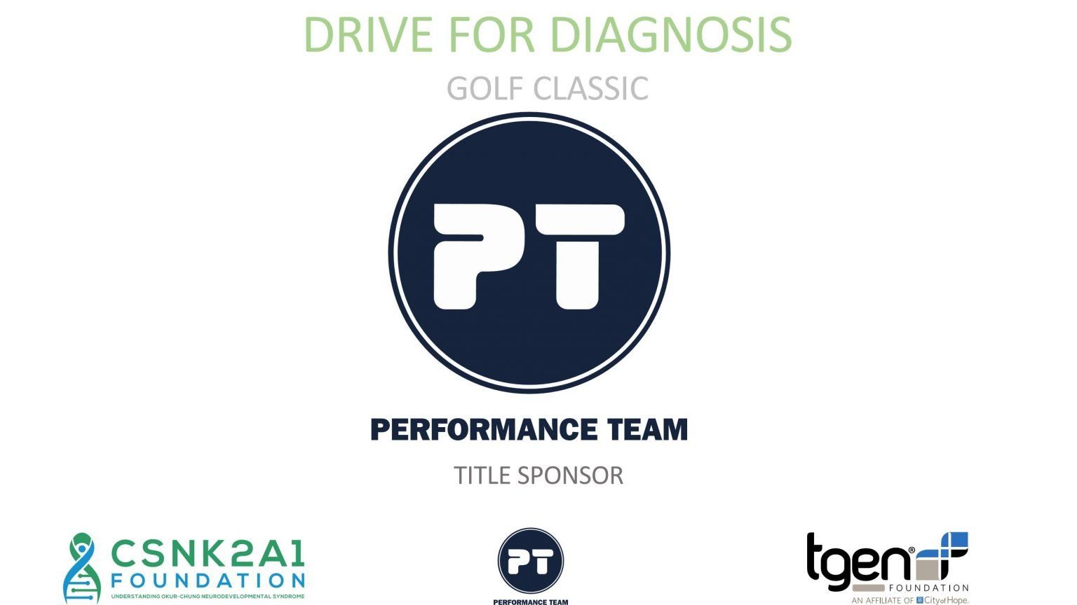 Title Sponsor - Performance Team