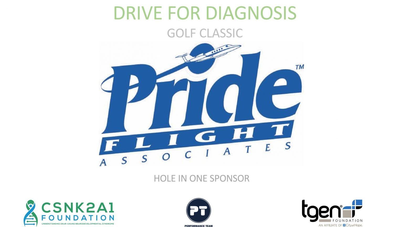 Hole in One Sponsor - Pride Flight