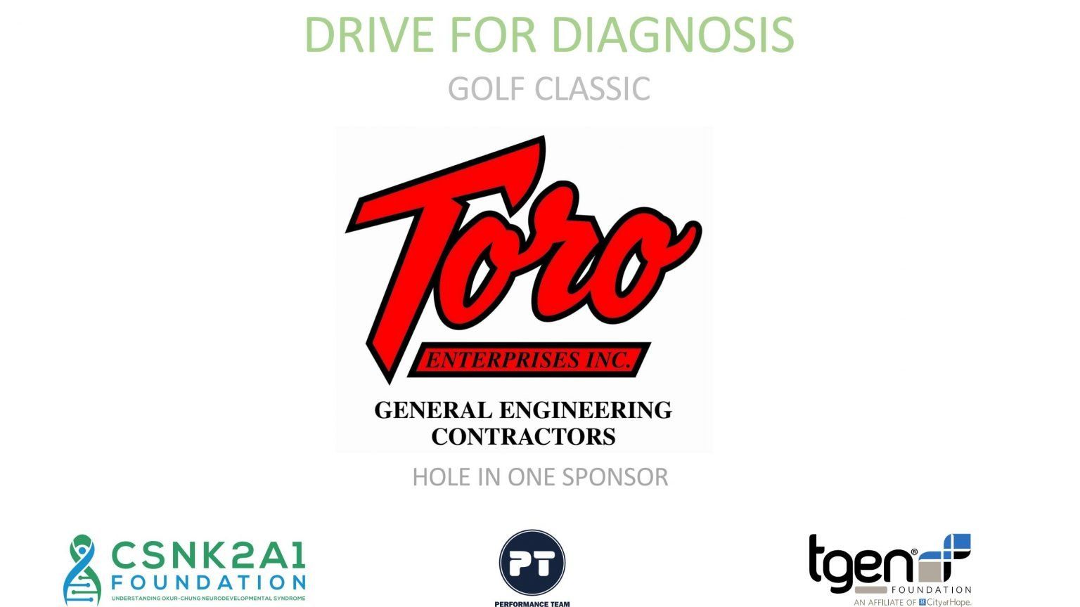 Hole in One Sponsor - Toro General Engineering Contractors