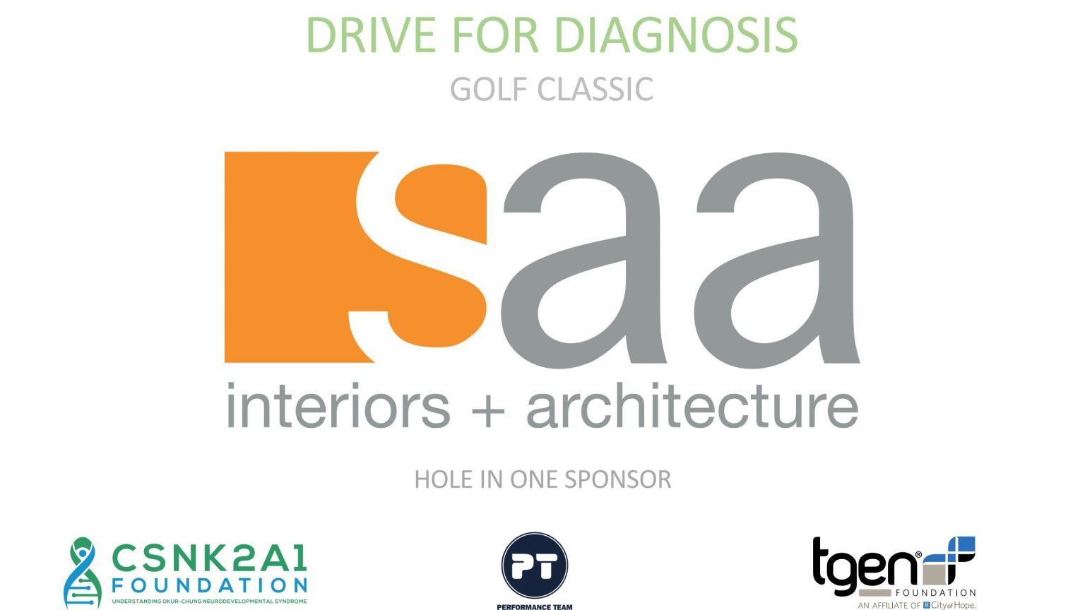 Hole in One Sponsors - SAA Interiors + Architecture