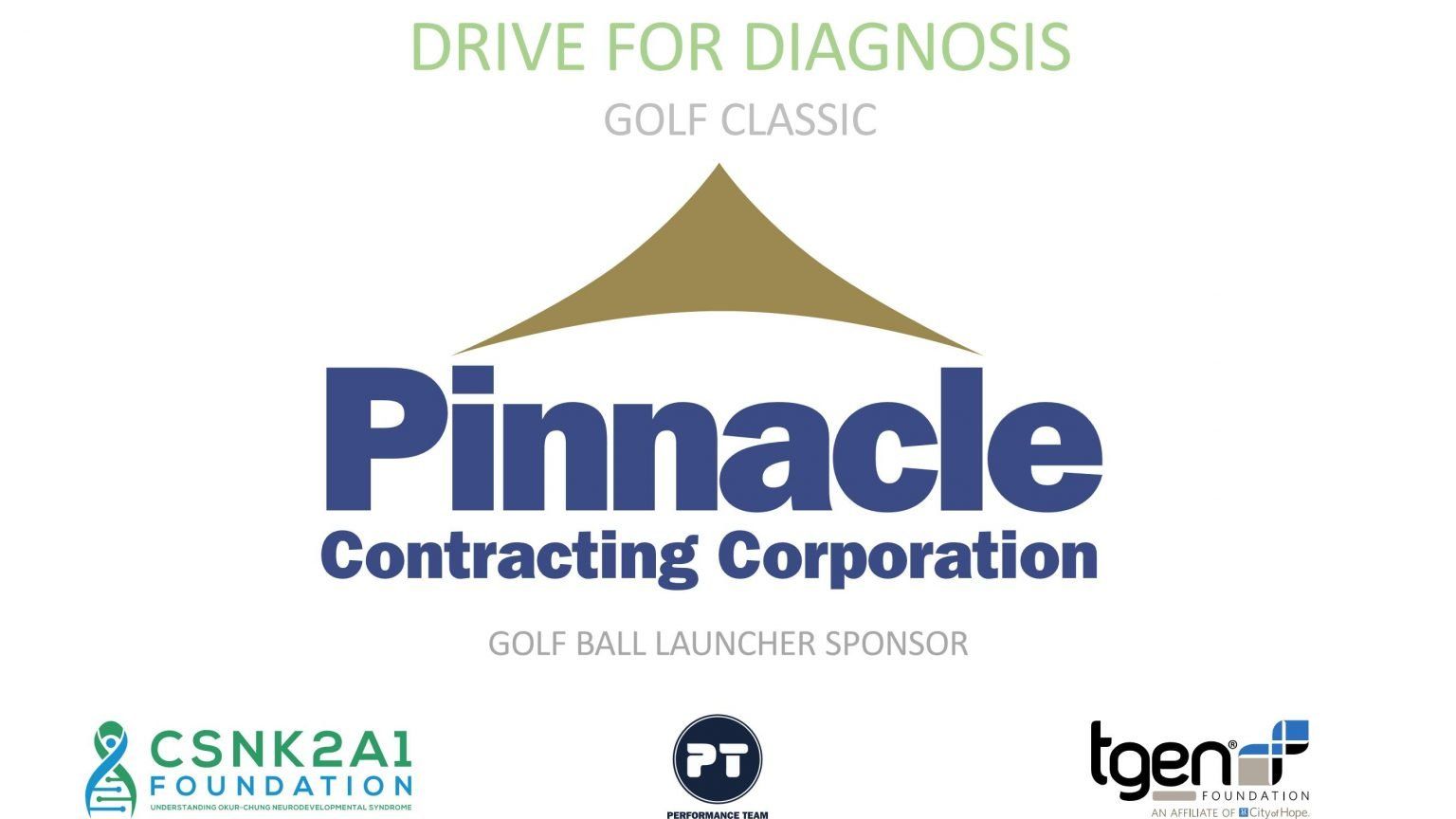 Golf Ball Launcher Sponsor - Pinnacle Contracting Corporation