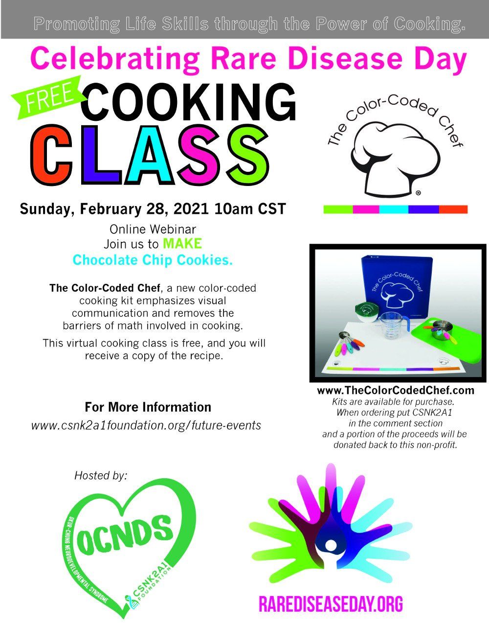 Rare Disease Day Event - The Color Coded Chef