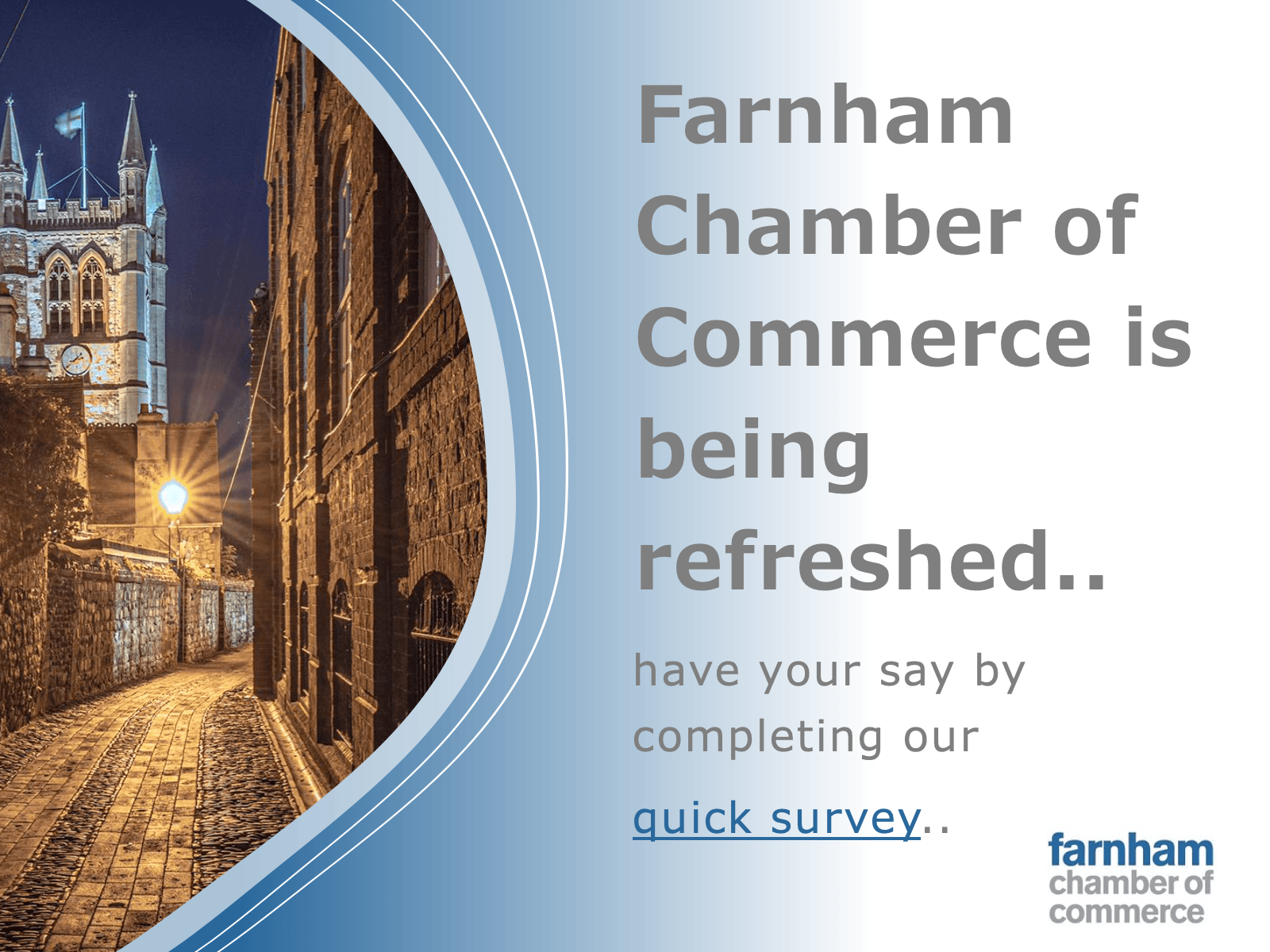 Survey for Farnham Chamber of Commerce