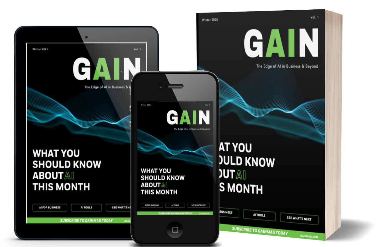 Digital devices (tablet, phone) and a print copy displaying 