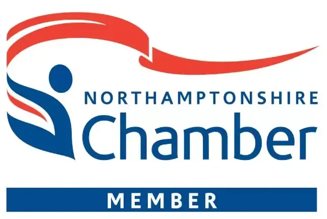 A logo for the northamptonshire chamber member