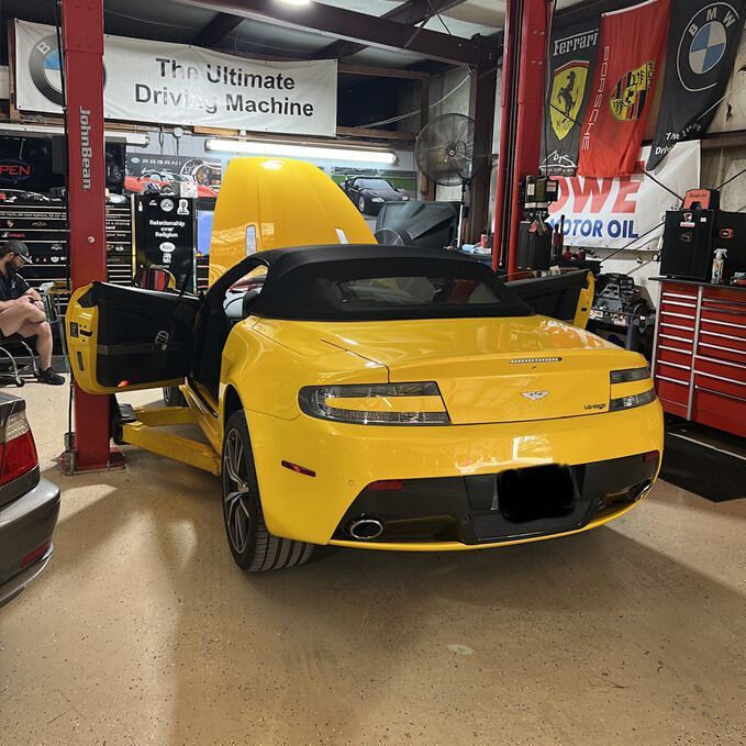 Aston Martin Ready to Repair at Velocity Motorwerks - St. Augustine European Auto Repair