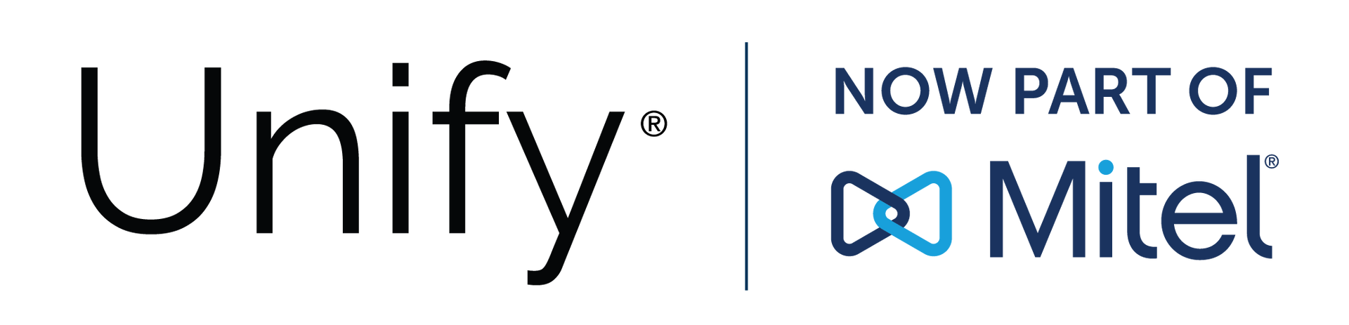 O logotipo da unify agora faz parte da mitel