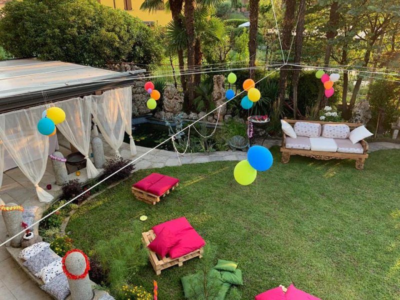 Ristorante con giardino