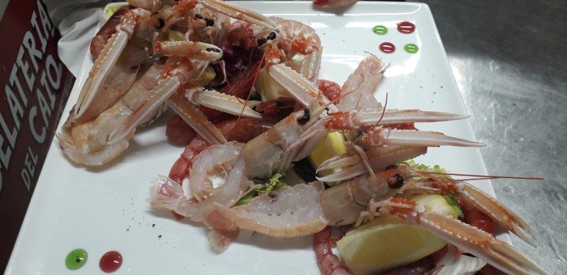 Antipasto di scampi