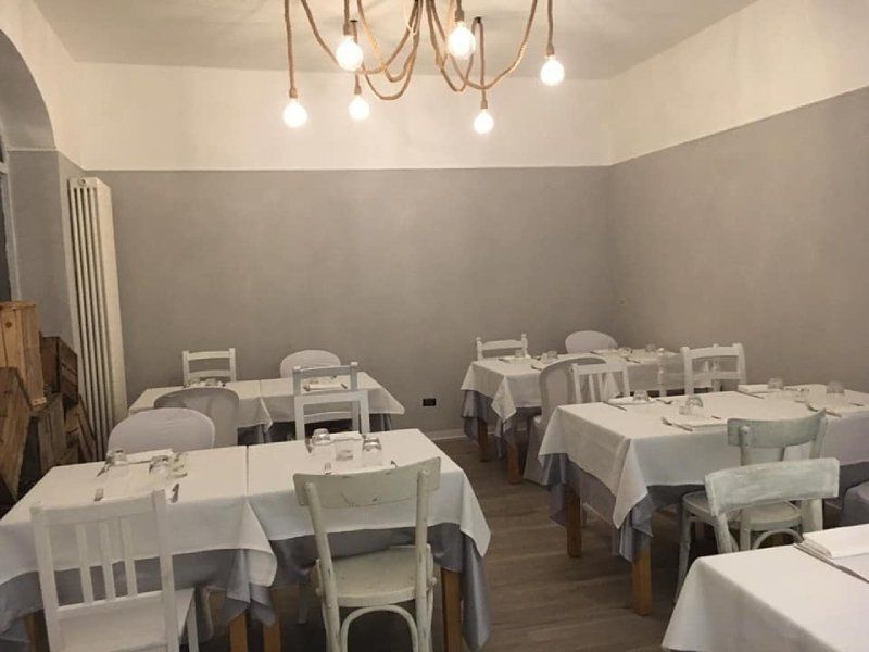 Sala allestita con catering