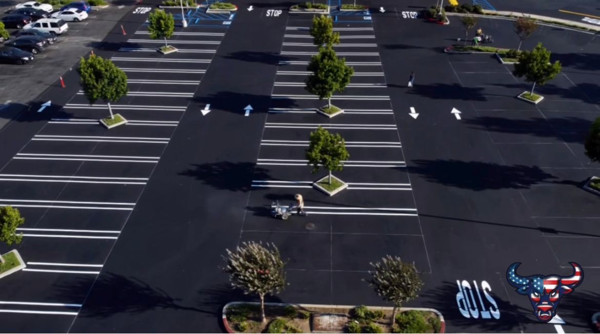 Asphalt Parking Lot Line Striping Riverside County