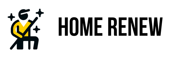 A logo for a company called home renew